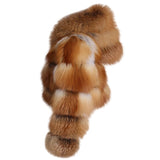 Cropped Fox Fur Hooded