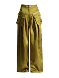 Chartruese Wide Leg Pants