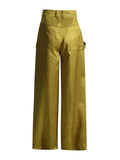 Chartruese Wide Leg Pants