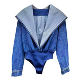 Vintage Denim Bodysuit