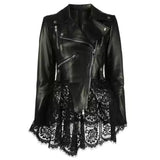 Leather & Lace Biker Jacket