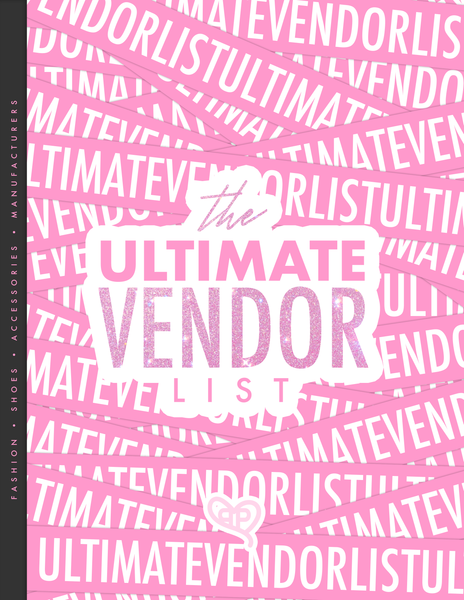 The Ultimate Vendor List